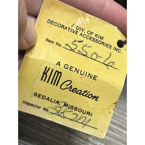 Faux Fruit Arrangement in Vintage Hull Pottery Bean Bowl Kim Originals 9.5” - Picture 5 of 9